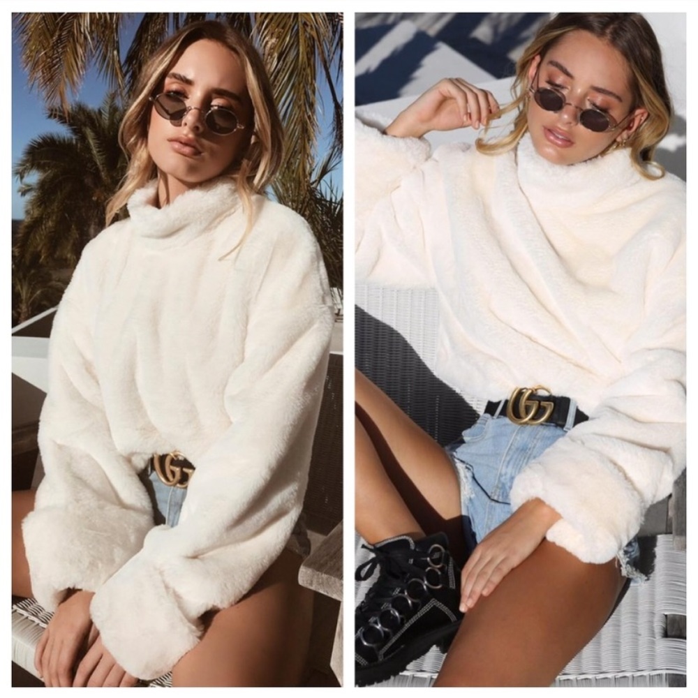 Tiger Mist White Jumper